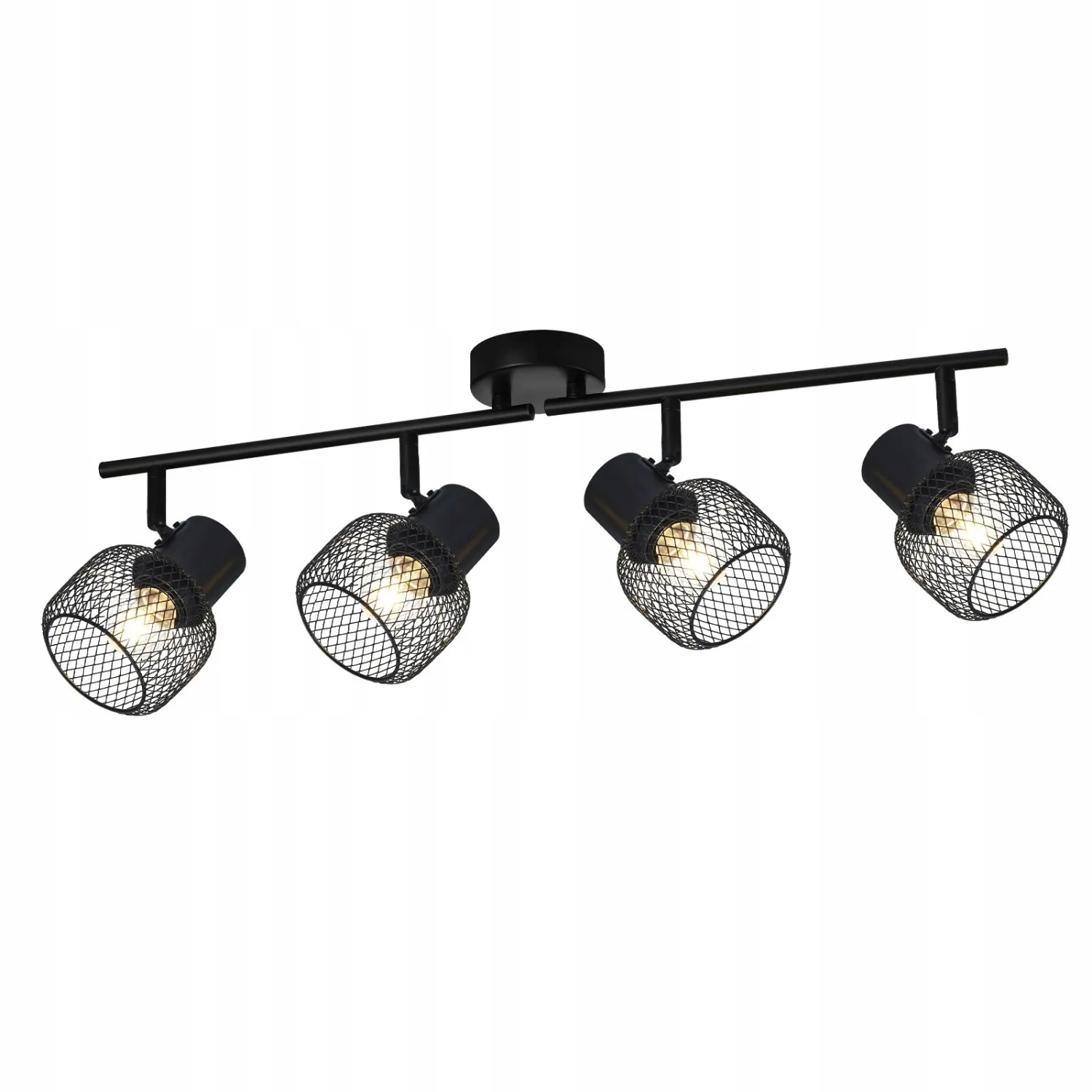 NETTLIFE Deckenleuchte aus Metall L64cmSchwarz