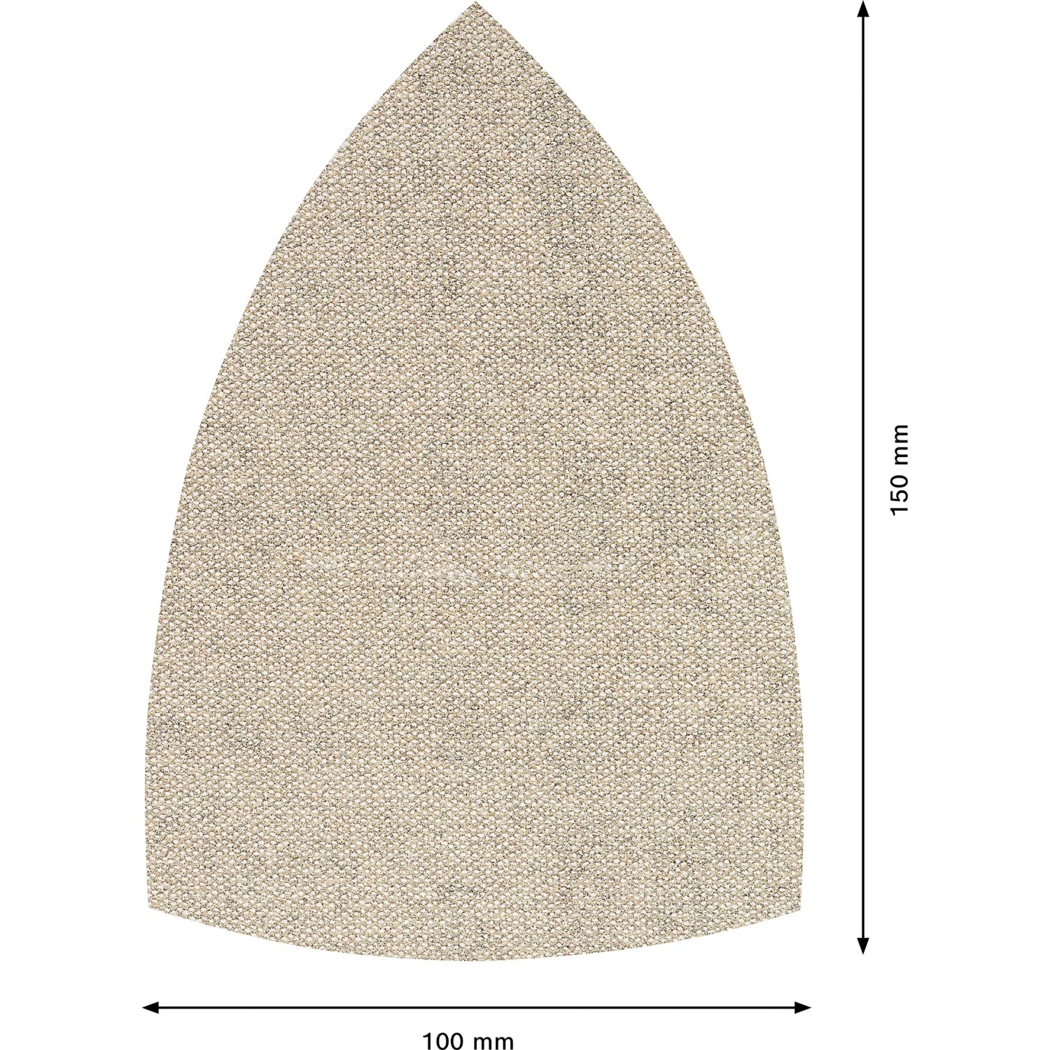 Bosch Expert M480 Netzschleifblatt, 100x150mm, K80, 5 Stk. für Multischleifer.