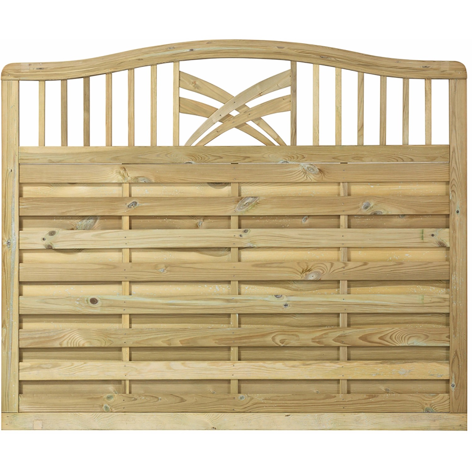 Sichtschutzzaun Rondo Nadelholz druckimprägniert 180 cm x 142/150 cm günstig online kaufen