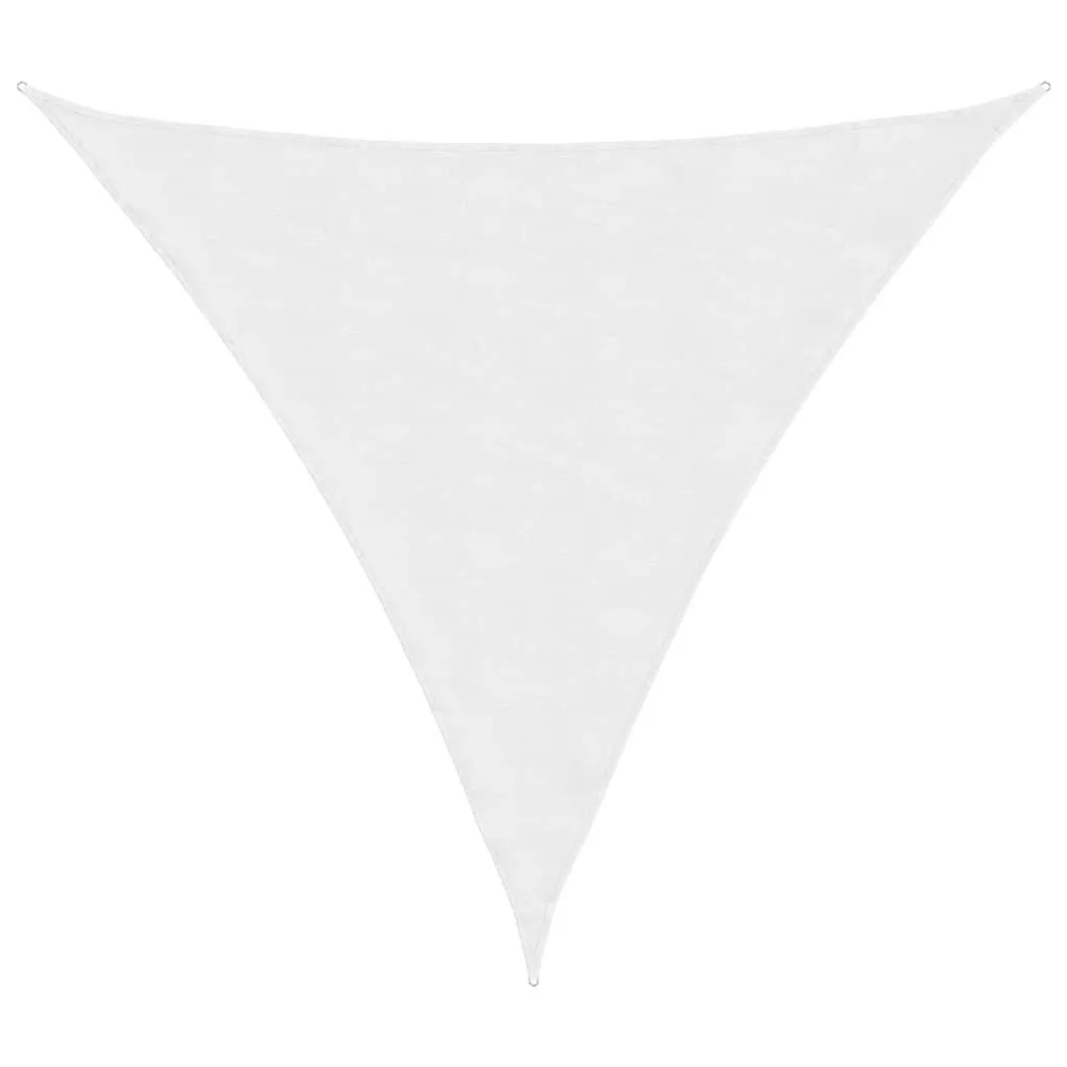 vidaXL Sonnensegel Oxford-Gewebe Dreieckig 4,5x4,5x4,5 m Weiß 135288