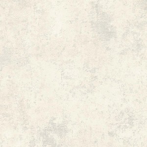 Helle Vlies Tapete in Betonoptik mit silbernem Metallic-Effekt für Bad und Wohnraum.