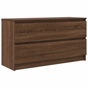 vidaXL TV-Schrank Braun Eichen-Optik 100x35x54 cm Holzwerkstoff 861811