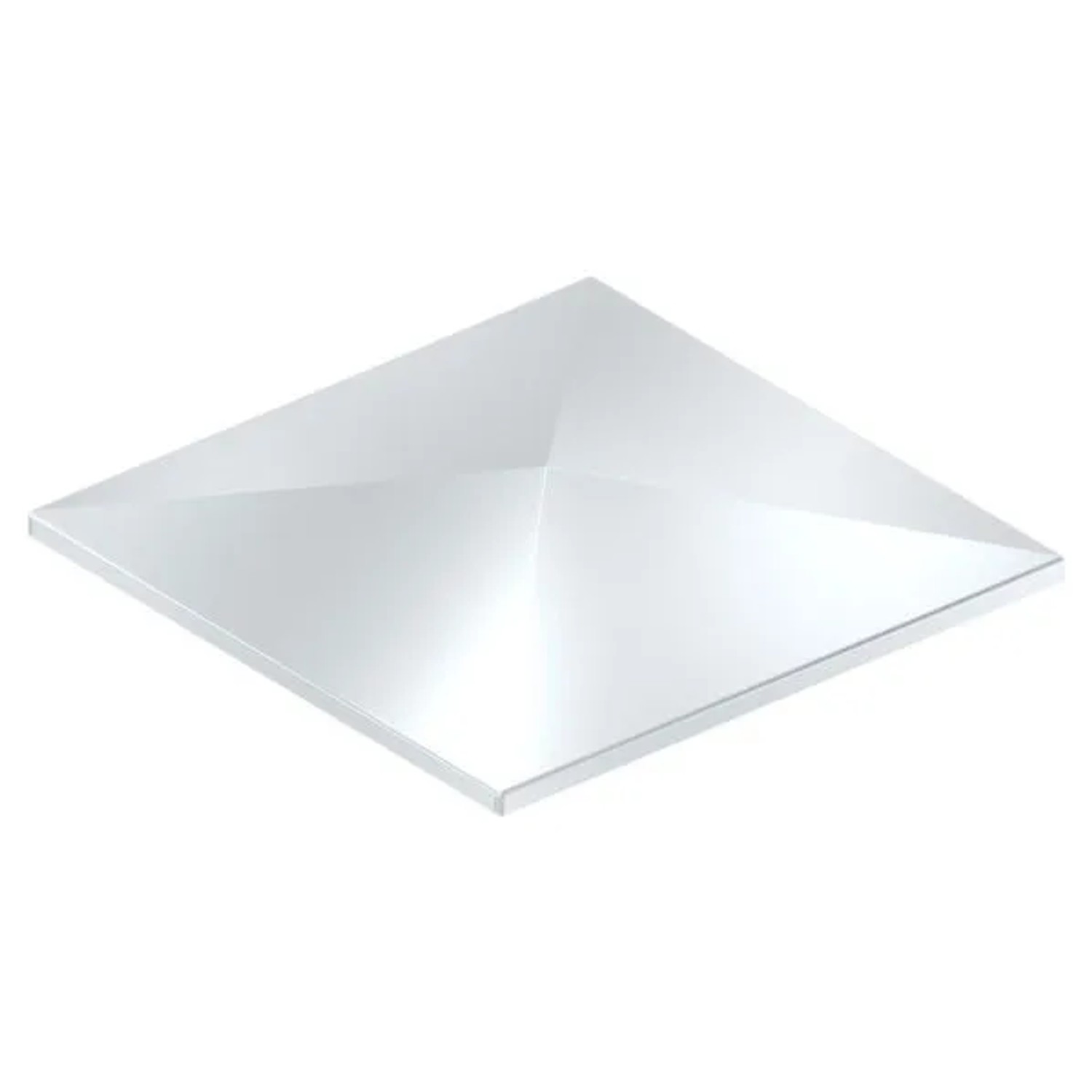 FeNau Pfostenkappe Galvanisch Verzinkt Für Rohr 200x200 mm Quadratisch