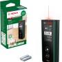 Bosch Zamo Laser-Entfernungsmesser mit USB-C, Messbereich bis 25m, inkl. Batterien und Verpackung.