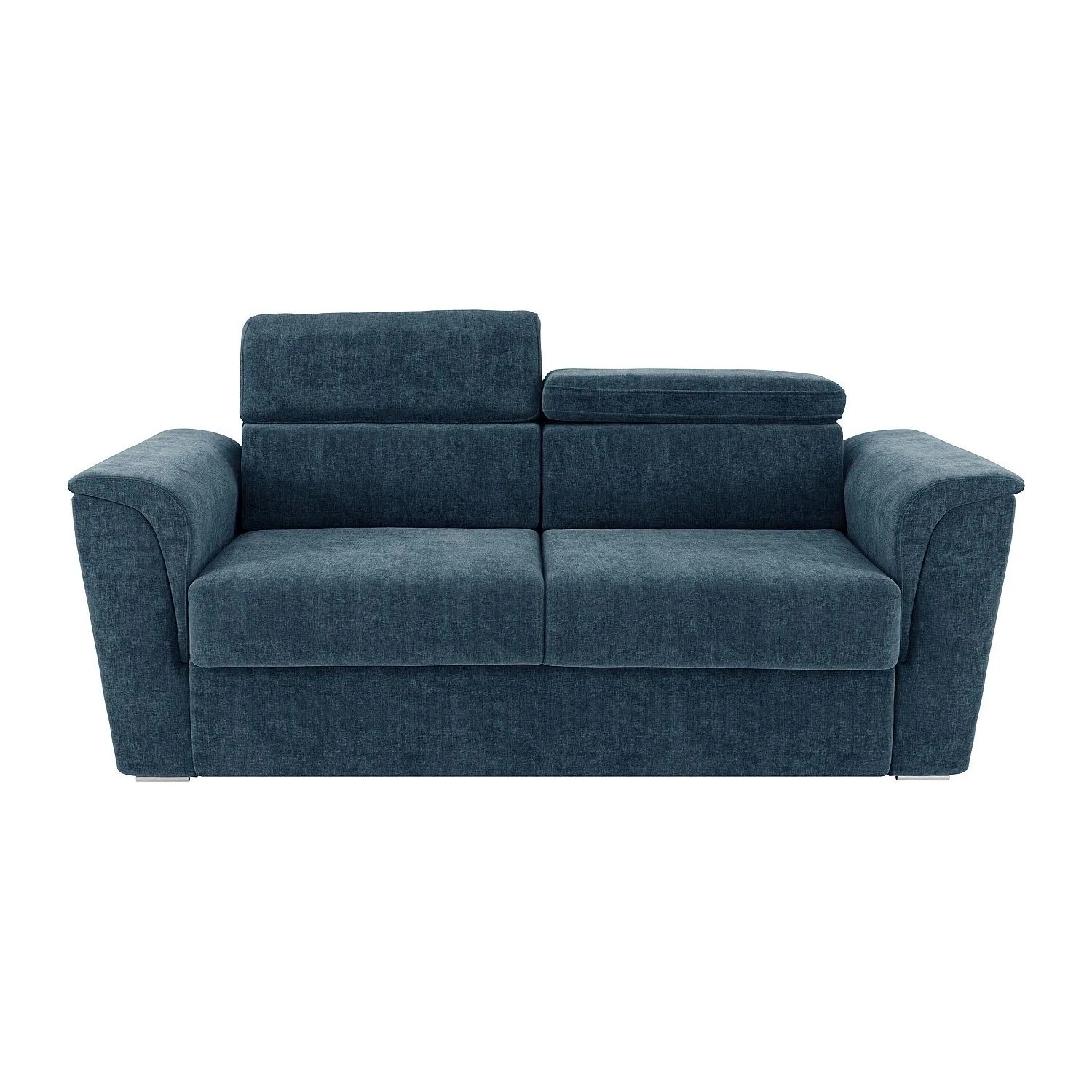Vente-unique Schlafsofa Rizora Blau 210 cm