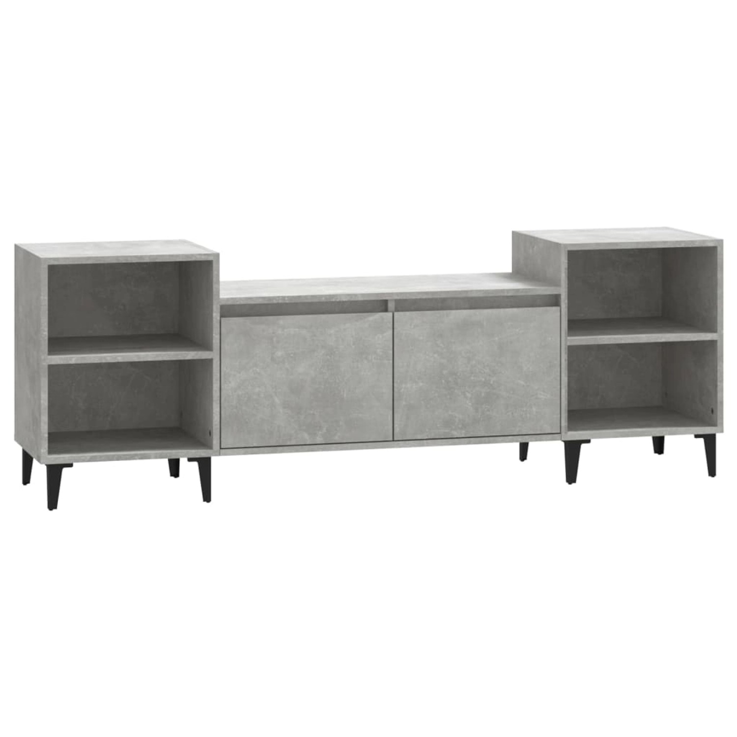 Vidaxl Tv-schrank Betongrau 160x35x55 Cm Holzwerkstoff günstig online kaufen