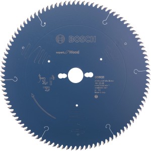 Bosch Kreissägeblatt Expert for Wood, 300 mm, 100 Zähne, für saubere Holzschnitte.