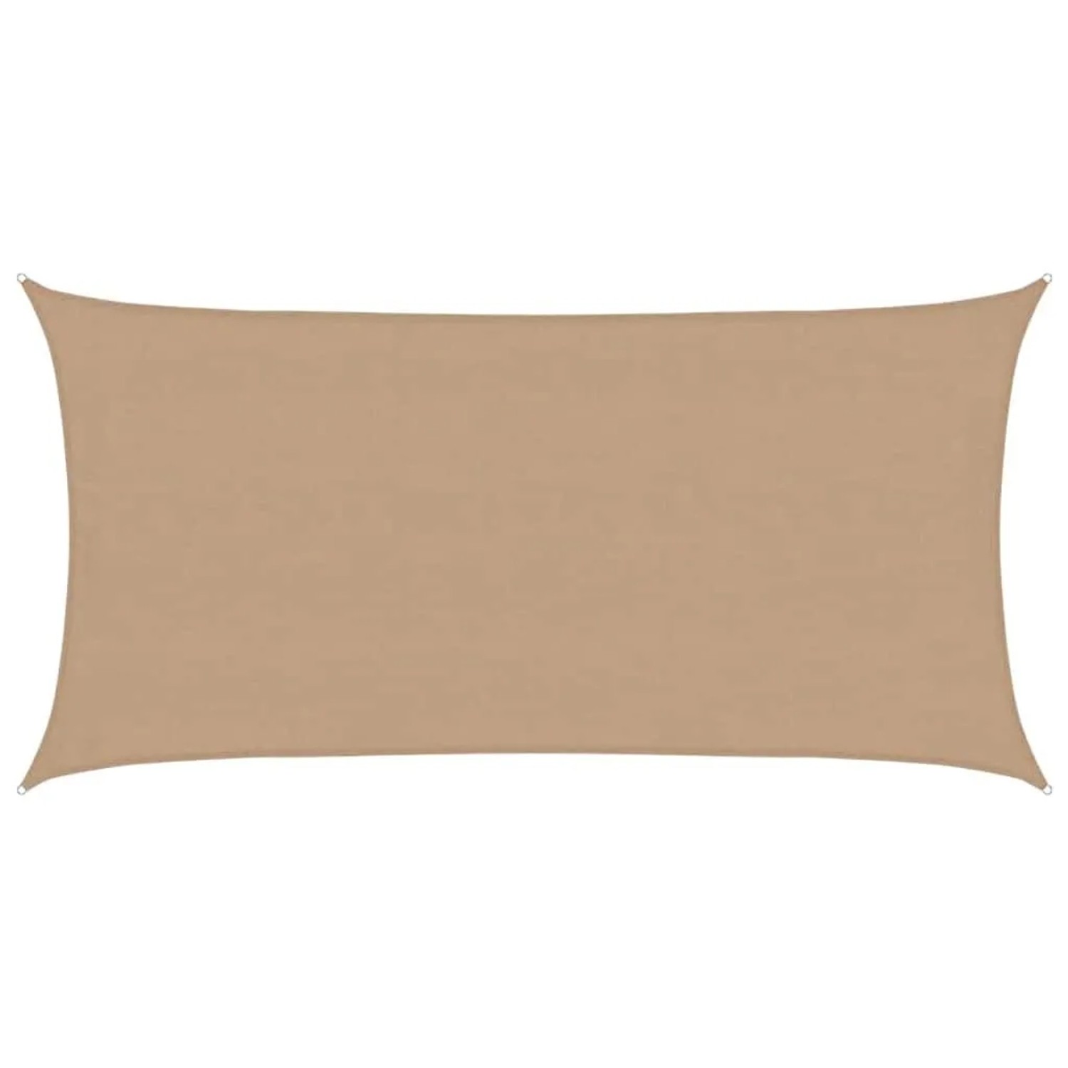 Furnicato Sonnensegel 160 G M² Taupe 4x7 M Hdpe