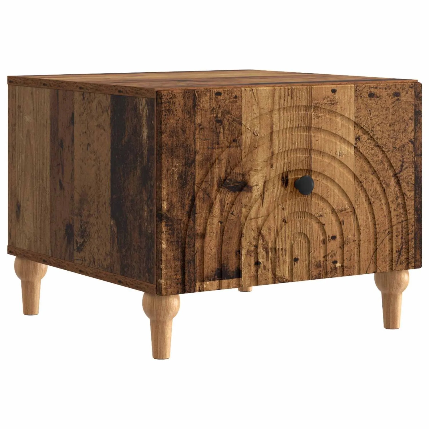 vidaXL Couchtisch mit Schubladen Altholz 49 x 50 x 40 cm Holzwerkstoff 894283