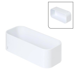Weißer Tiger 2-Store Duschkorb/Wandablage (25 cm) für Bad & Dusche.