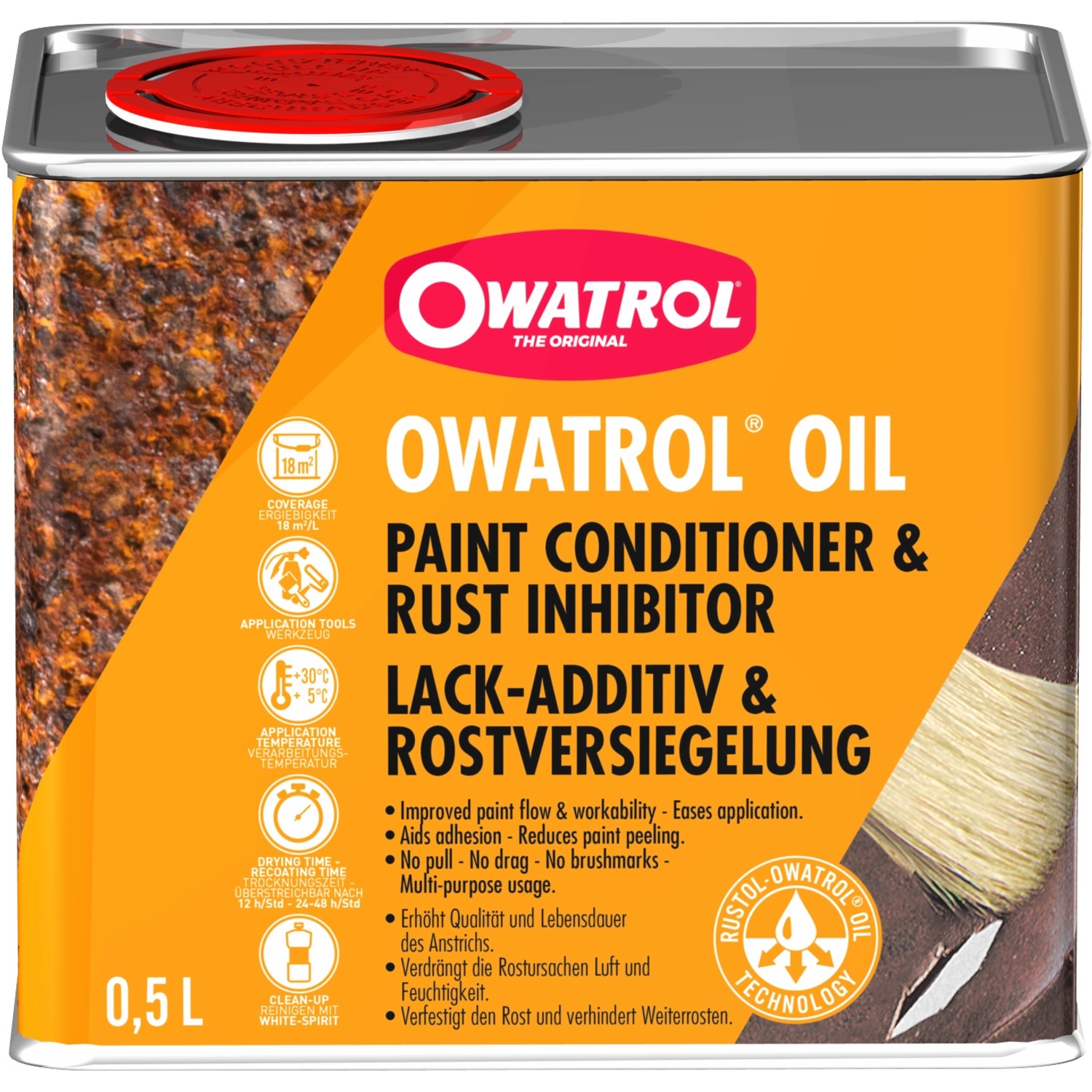 OWATROL OIL Rostschutz Öl Grundierung Auto Kfz Metall 500 ml