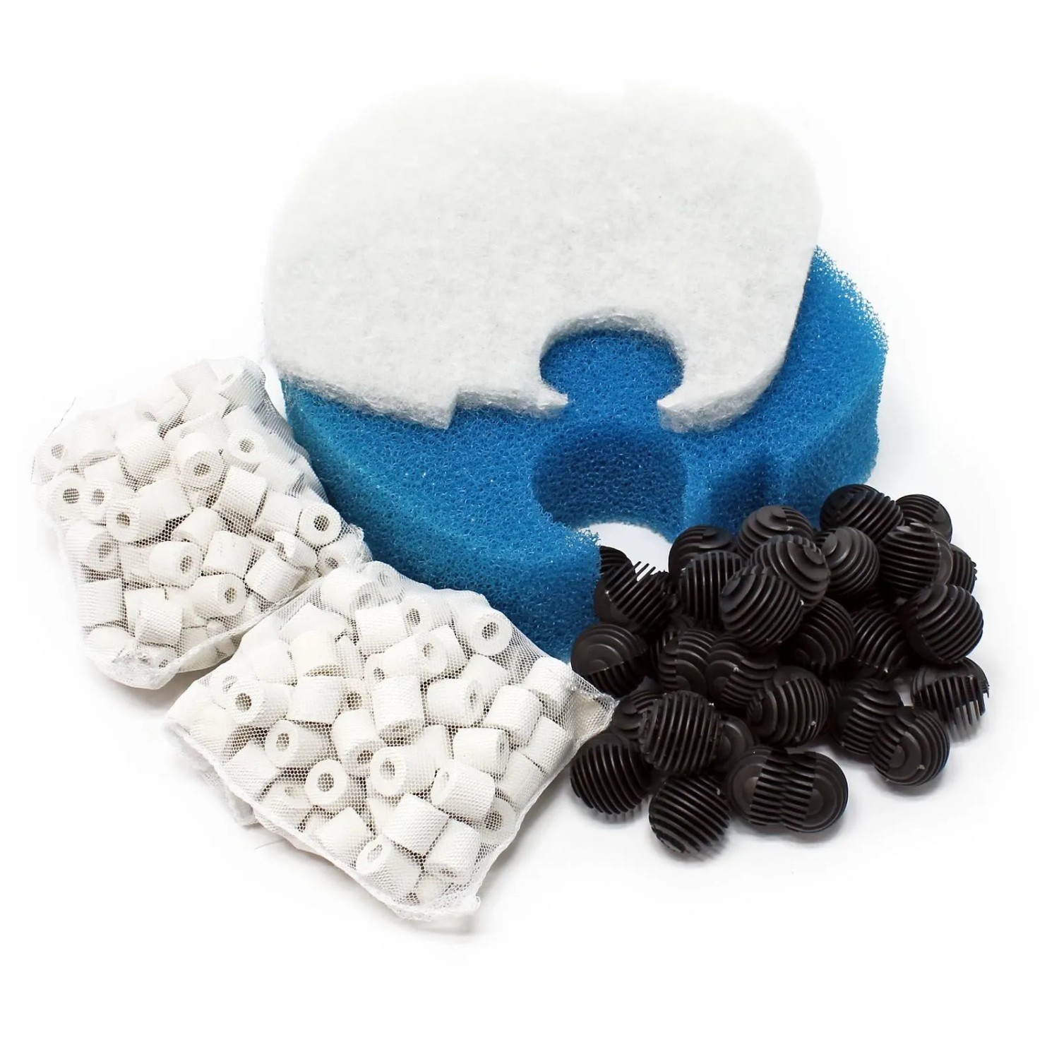 Wiltec Sunsun Hw-403B Außenfilter Ersatzteil Filtermedien Set Komplett Aquarium Filter