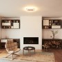LEDVance Smart+ WiFi Deckenleuchte Orbis Saddie, 50 cm, Tunable White in Wohnraum.