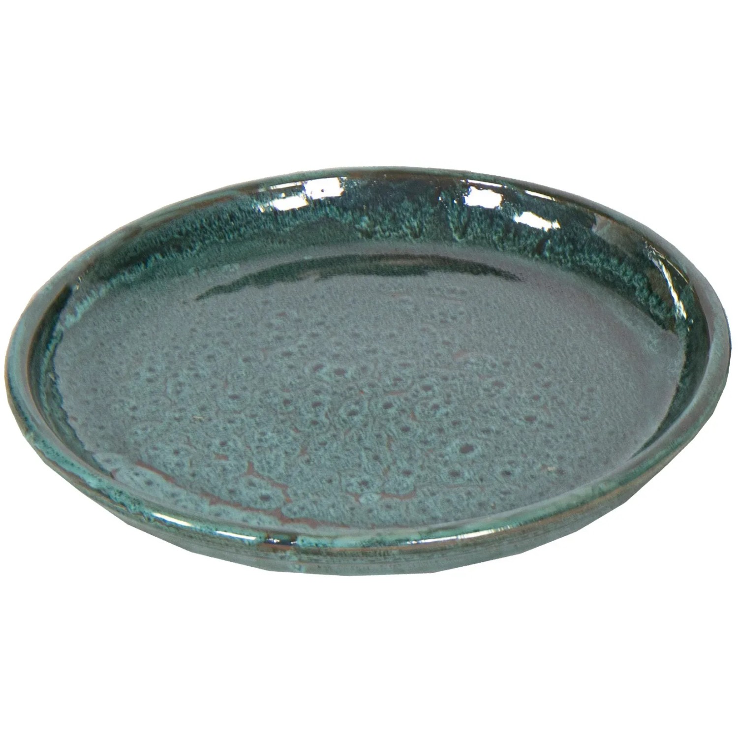 M Collections Pflanztopf Untersetzer glasiert 20 x 20 cm moos grün kaufen bei OBI
