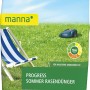 Packung Manna Progress Sommer Rasendünger 2,5kg für einen grünen Rasen im Sommer.