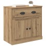 vidaXL Highboard Artisan-Eiche 70 x 35,5 x 67,5 cm Holzwerkstoff 881418_3