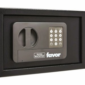 Burg Wächter Möbeltresor Favor S3 E, anthrazit, mit elektronischem Zahlenschloss.