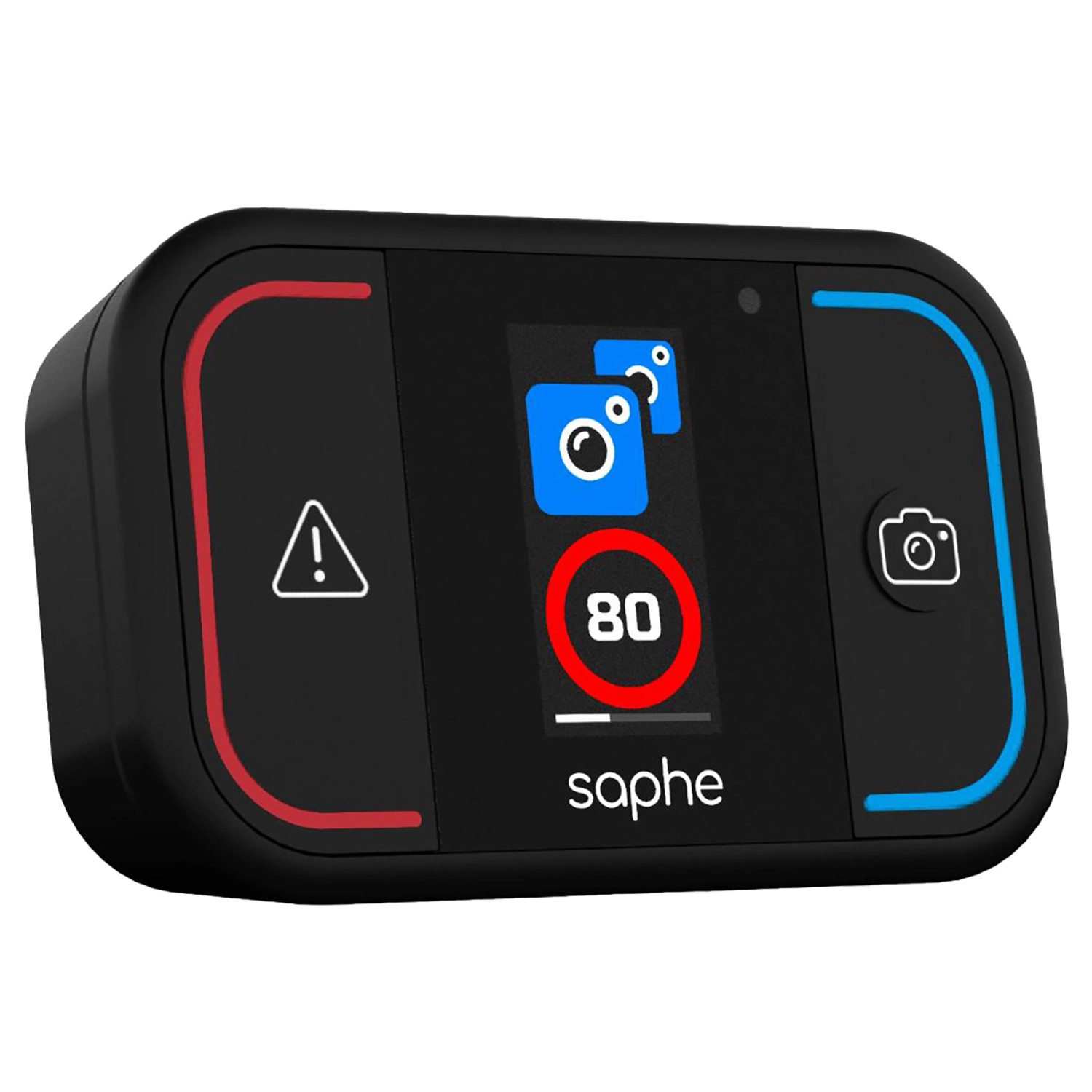 Saphe Radar- und Gefahrenwarner Drive Mini Auto Version Grau-Schwarz