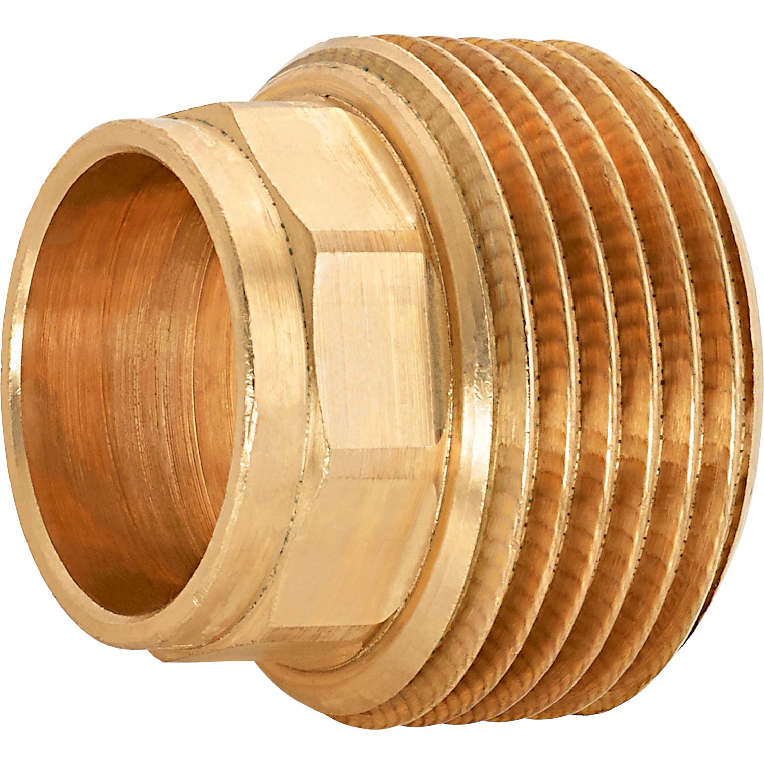 Löt-Übergangsnippel 33 mm Rotguss