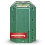 Grüner Neudorff Thermo-Komposter DuoTherm 530 l für Gartenabfälle.