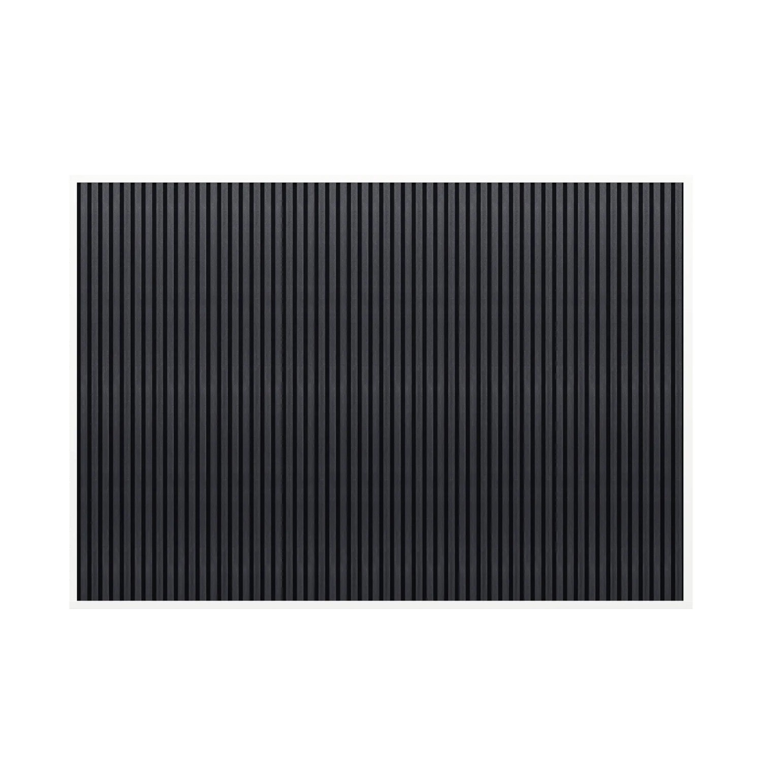 Weide Pergola WPC Sichtschutzwand Seitenwand Lamellen Windschutz Weiß 3.6 M Holzoptik Anthrazit