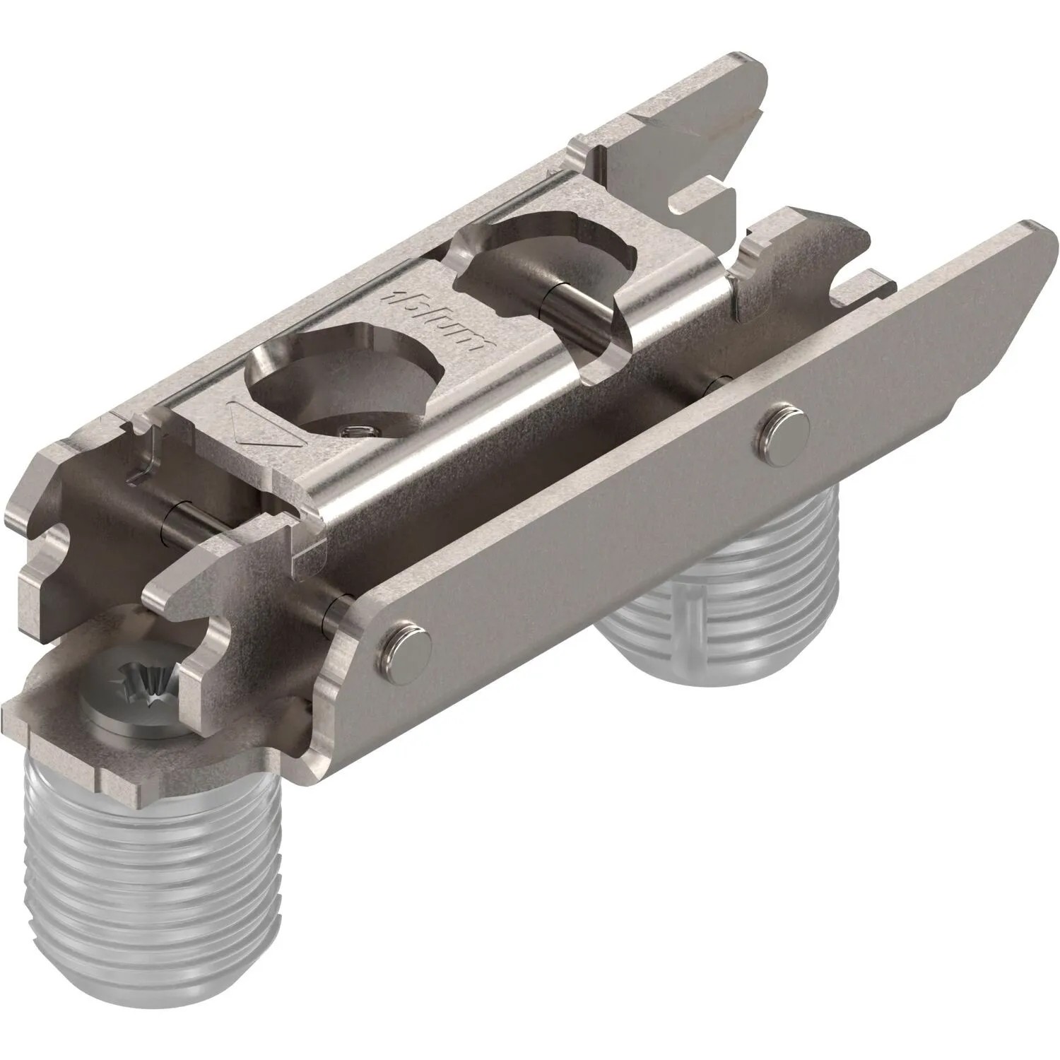 Blum Exzenter-Montageplatte Clip Gerade Stahl Einpressen Distanz 3 mm