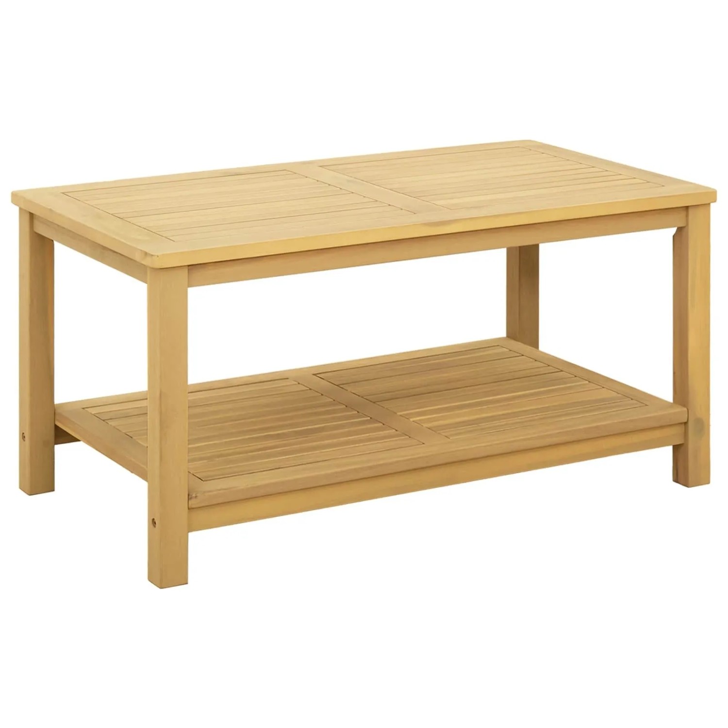 vidaXL Beistelltisch Öl-Natur 90 x 50 x 45 cm Massivholz Akazie 42026803