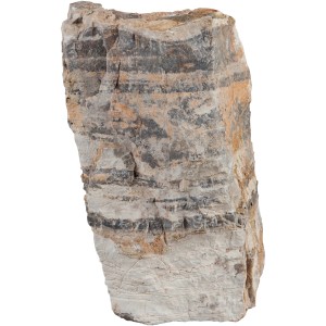 Sera Aquarienstein Rock Asian Pagoda L, 2-3 kg, grau-beige mit dunklen Streifen.