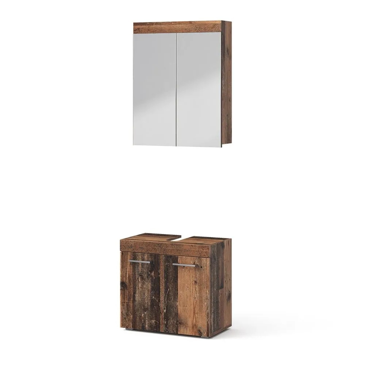 Vicco Badmöbel-Set Luna Oldstyle 60 x 56 2-teilig