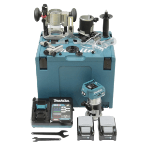 Makita Akku-Multifunktionsfräse RT001GM205 inkl. XGT 40 V max.