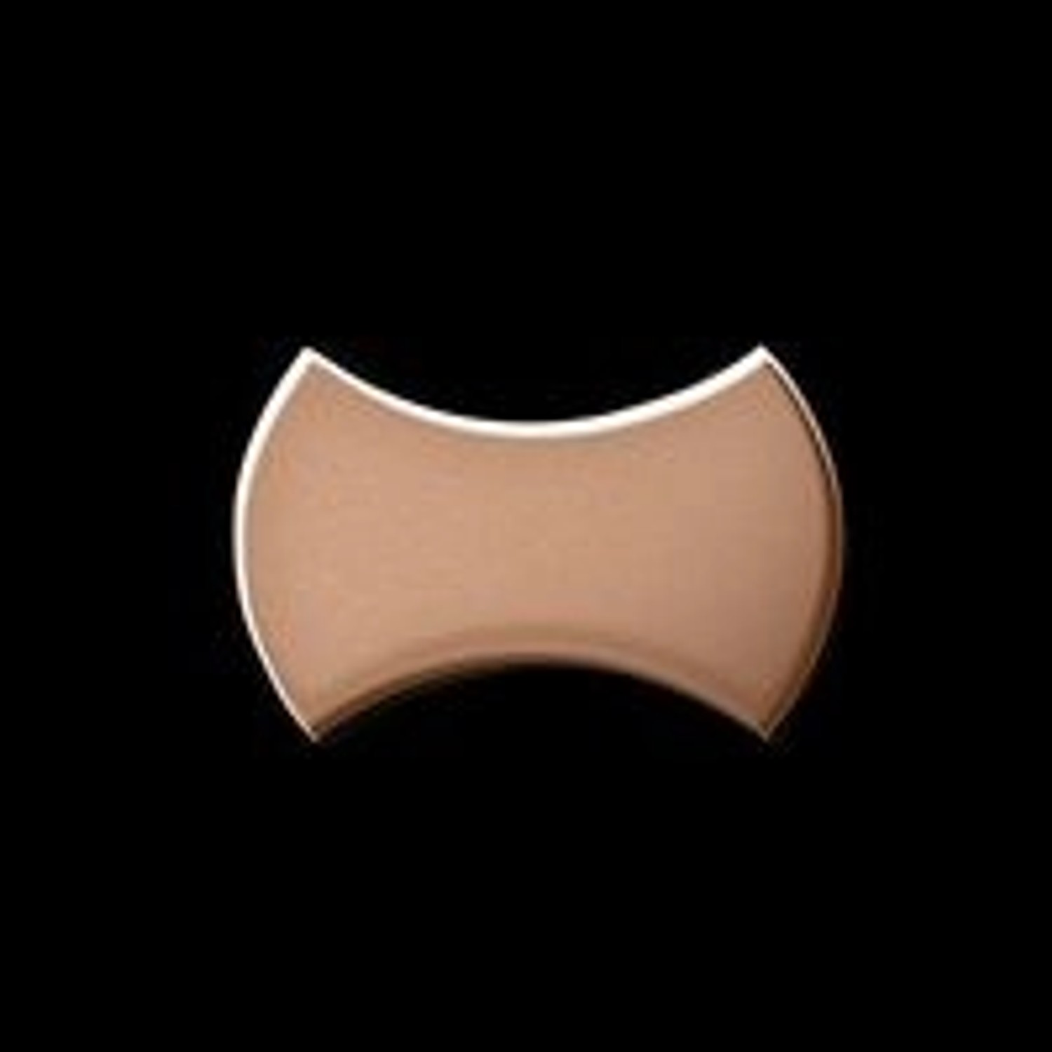 Kupferfarbene Mosaikfliese aus Metall, gewalzte Oberfläche, Infinit-CM Design.