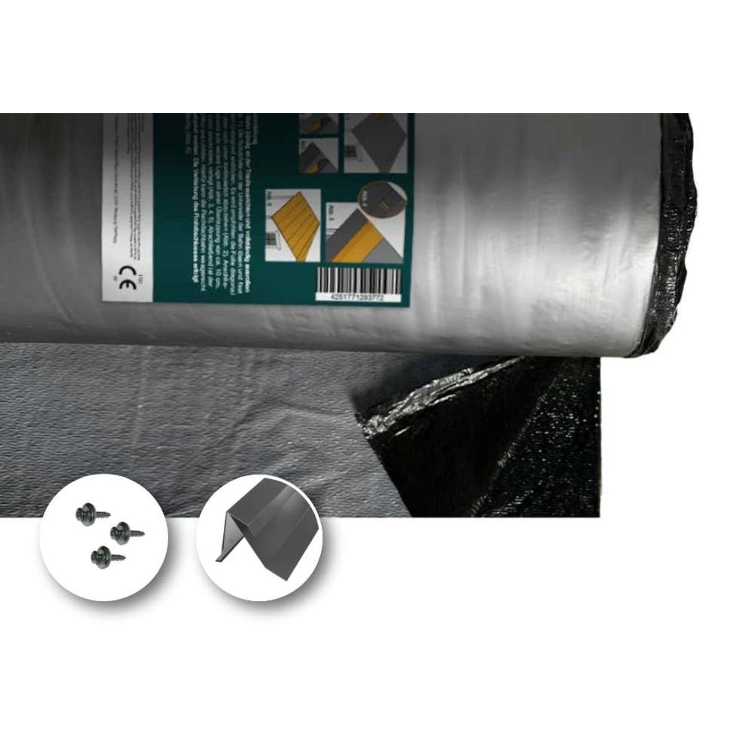 Alpholz Dacheindeckung KSK Selbstklebend Flach-& Pultdach ohne Blendbretter günstig online kaufen