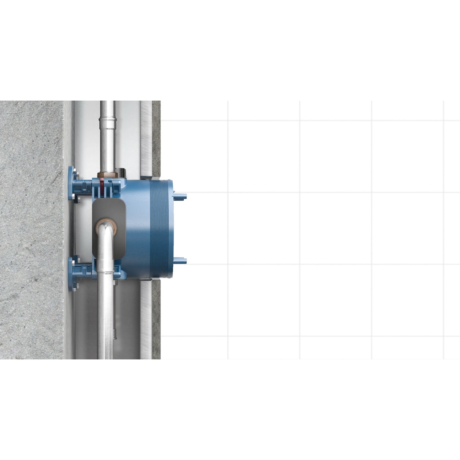 Ideal Standard Easy-Box Unterputz-Bausatz für Armaturen im Rohbau.