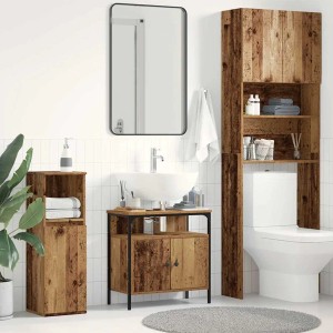 vidaXL Waschbeckenunterschrank Altholz-Optik 60x30x60 cm Holzwerkstoff 862232
