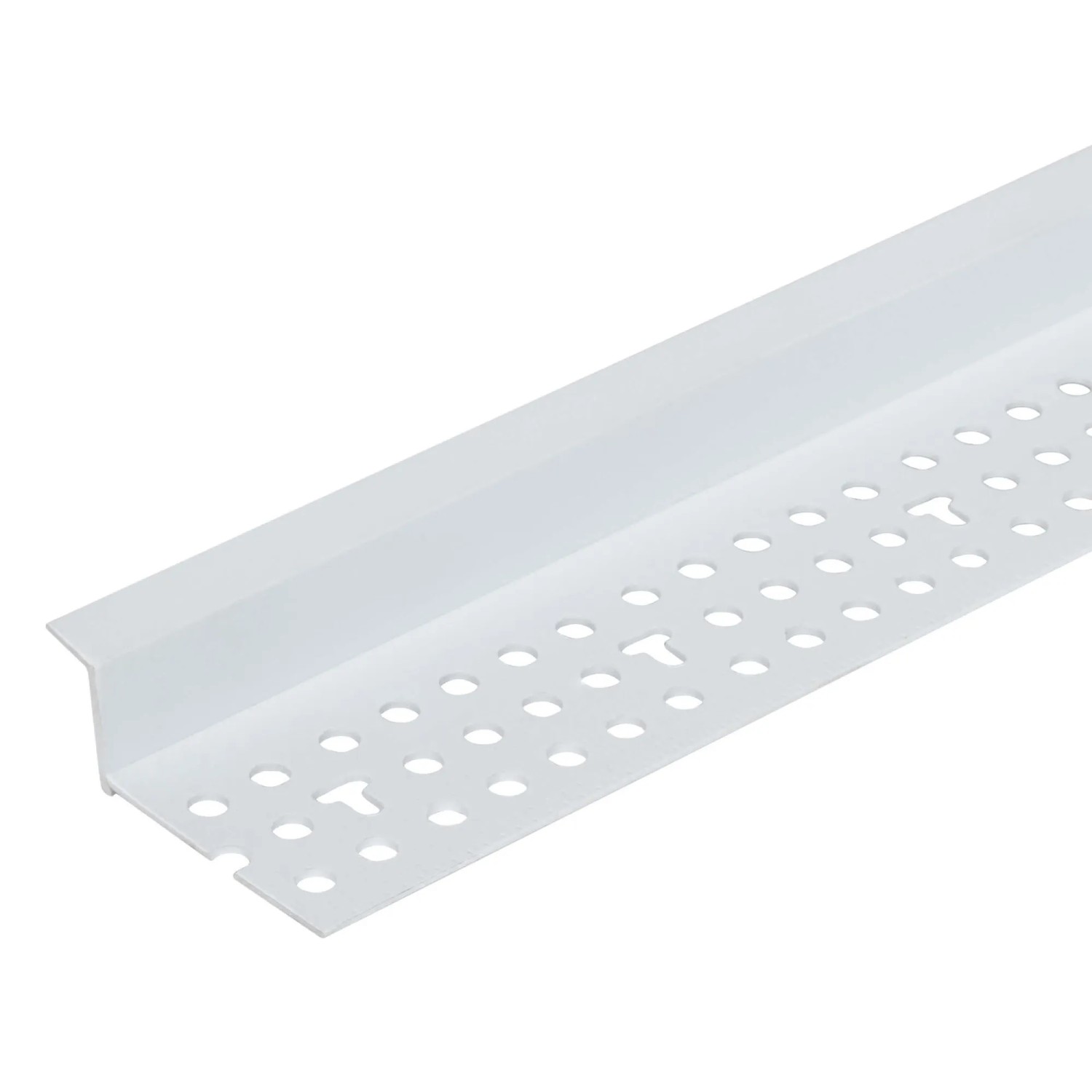Protektor Schattenfugenprofil 50x 305 cm Weiß mit 6 mm Schattenfuge für Trockenbau
