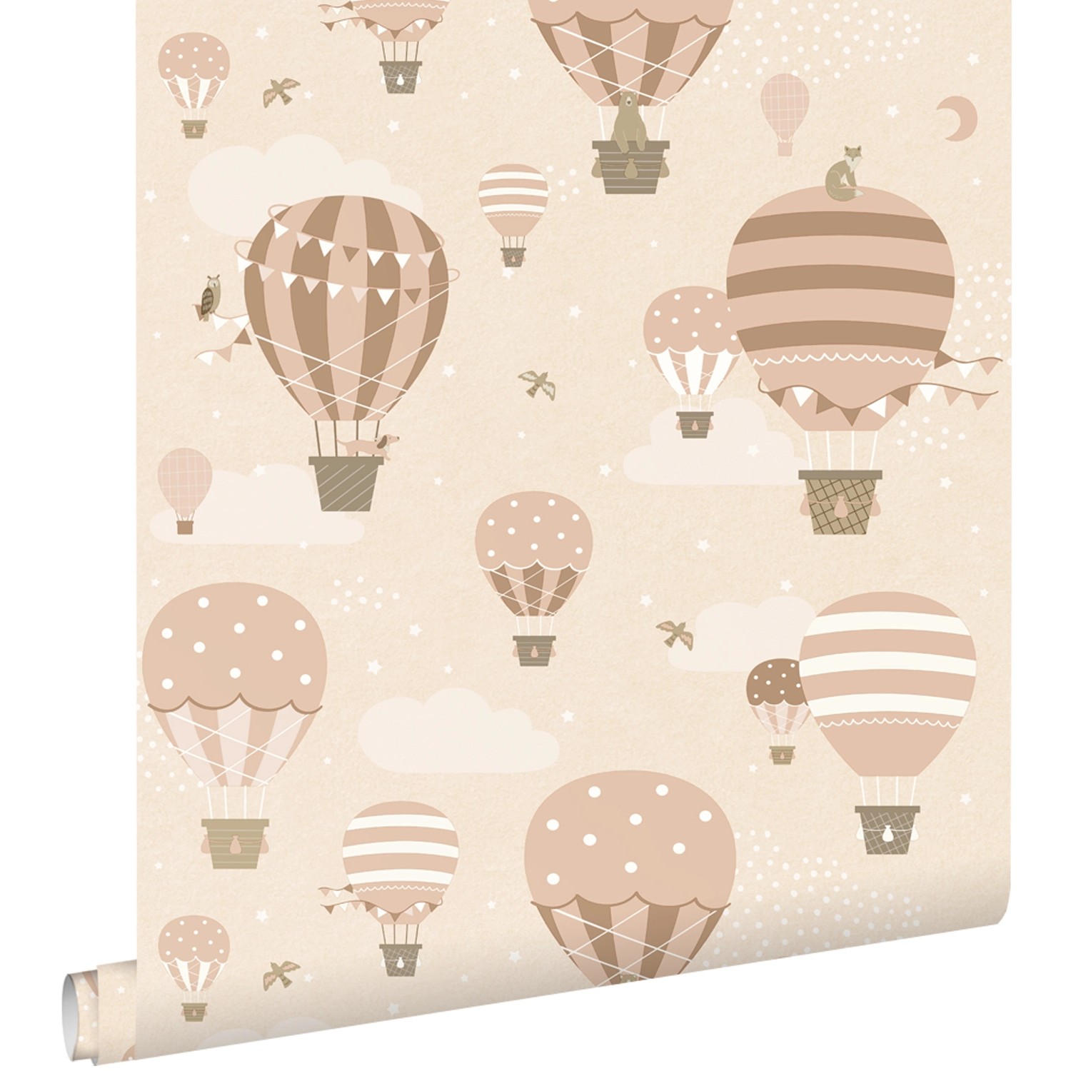 ESTAhome Tapete Luftballons Terrakotta 50 x 900 cm günstig online kaufen