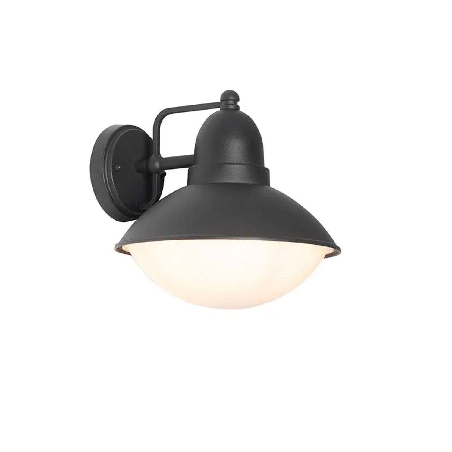 QAZQA Moderne Außenwandleuchte Schwarz IP44 Marcel