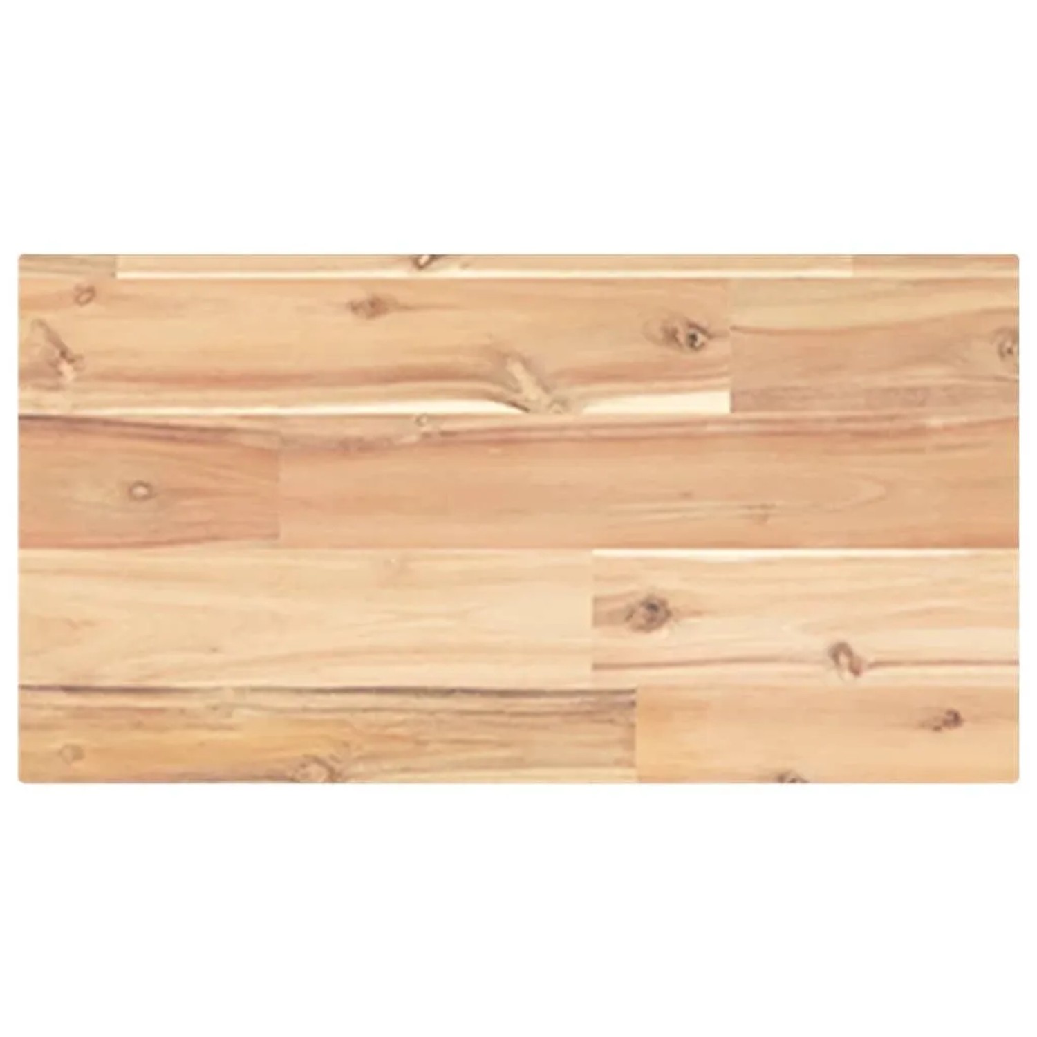 vidaXL Schweberegal 60x20x2 cm Massivholz Akazie Unbehandelt 3279339