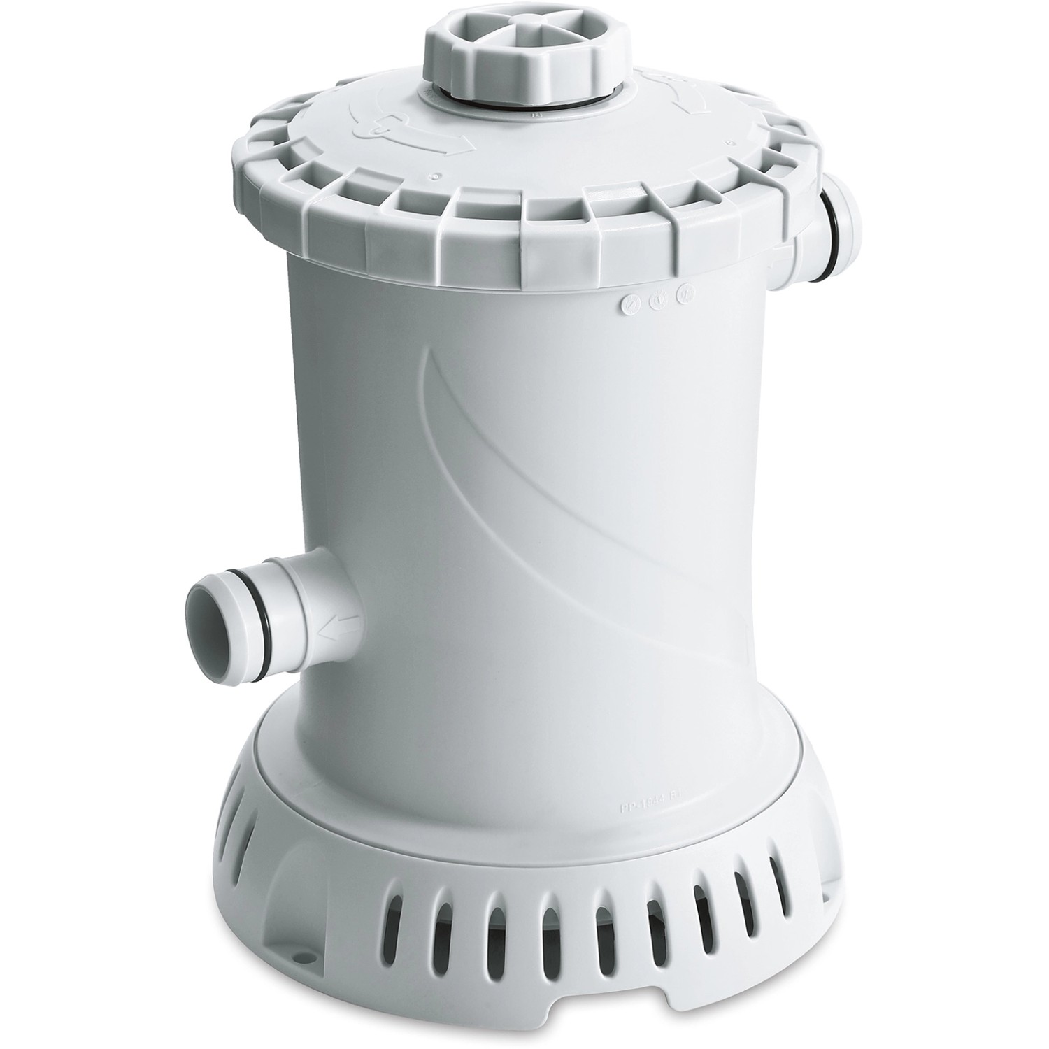 Weiße RX600 Kartuschenfilterpumpe für Summer Waves Stahlrahmen Pool. Filtert Schmutz und Ablagerungen.