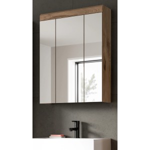 Inn.Furn Badezimmer Spiegelschrank in Eiche 60 cm Willow