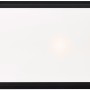 Schwarze, rechteckige LED-Deckenleuchte Briston, 100x25 cm, für Flur und Gang.
