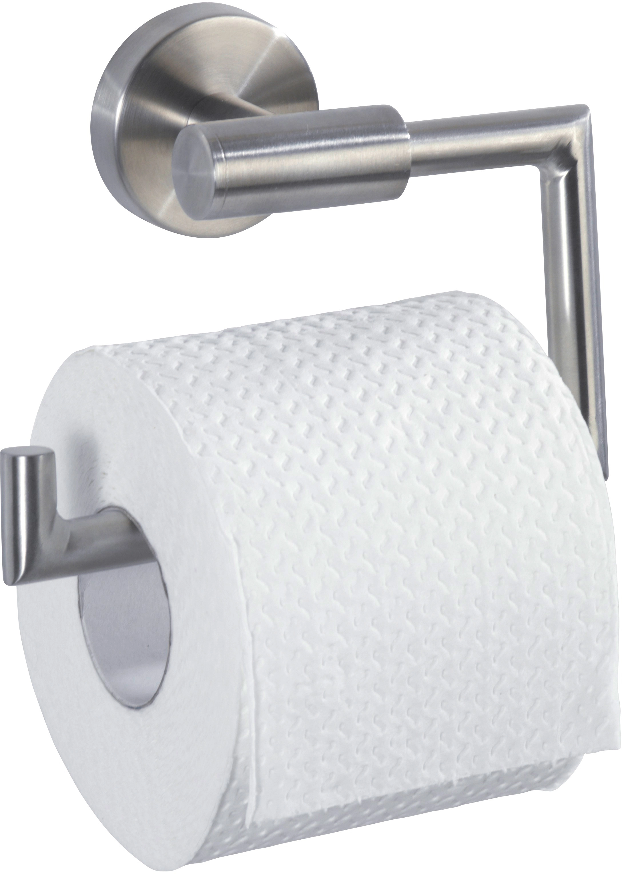 Wenko Toilettenpapierhalter Bosio Silber Matt 10,5 cm x 15 cm x 6,5 cm  kaufen bei OBI