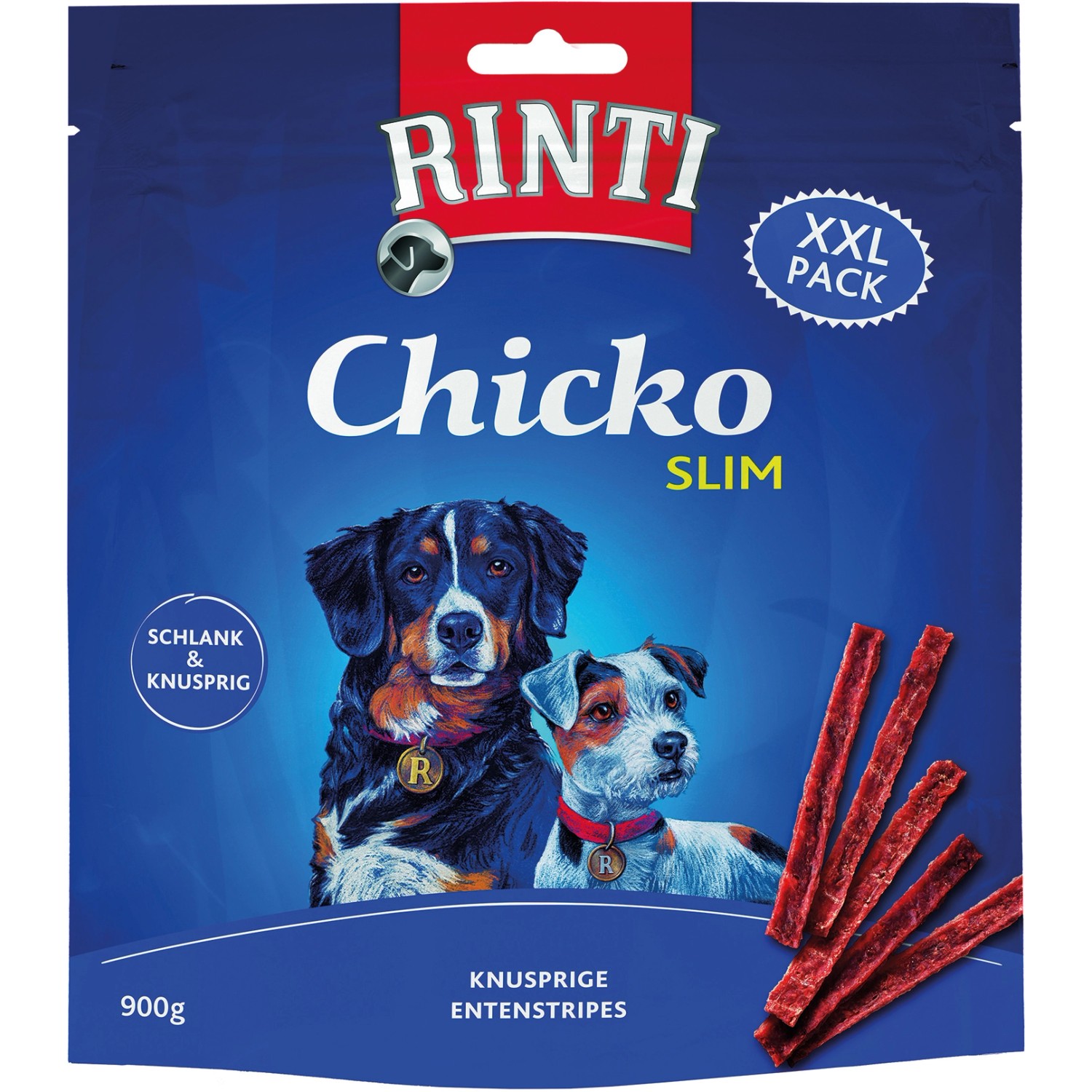 Thumbnail - Rinti Hunde-Natursnacks Chicko Slim Entestripes 900 g