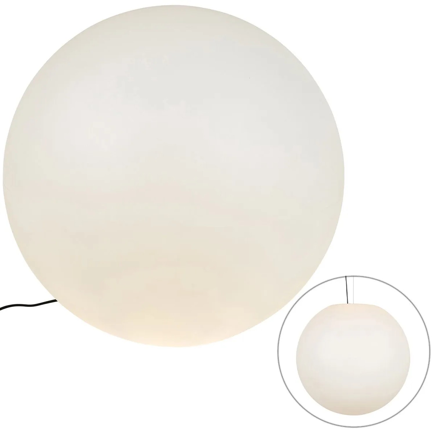 QAZQA Moderne Außenleuchte Weiß 77 cm IP65 Nura