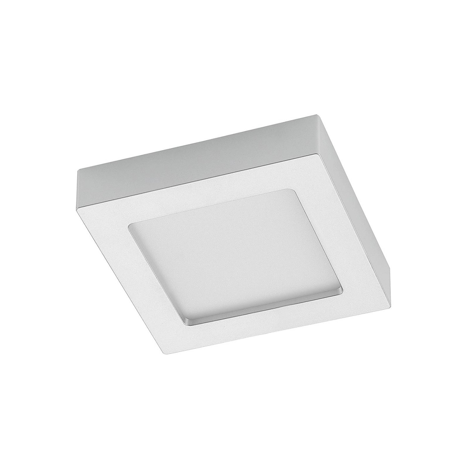 PRIOS LED Deckenleuchte Alette 9917061 Modern in Alu aus Aluminium 1-flammig Badezimmerleuchte