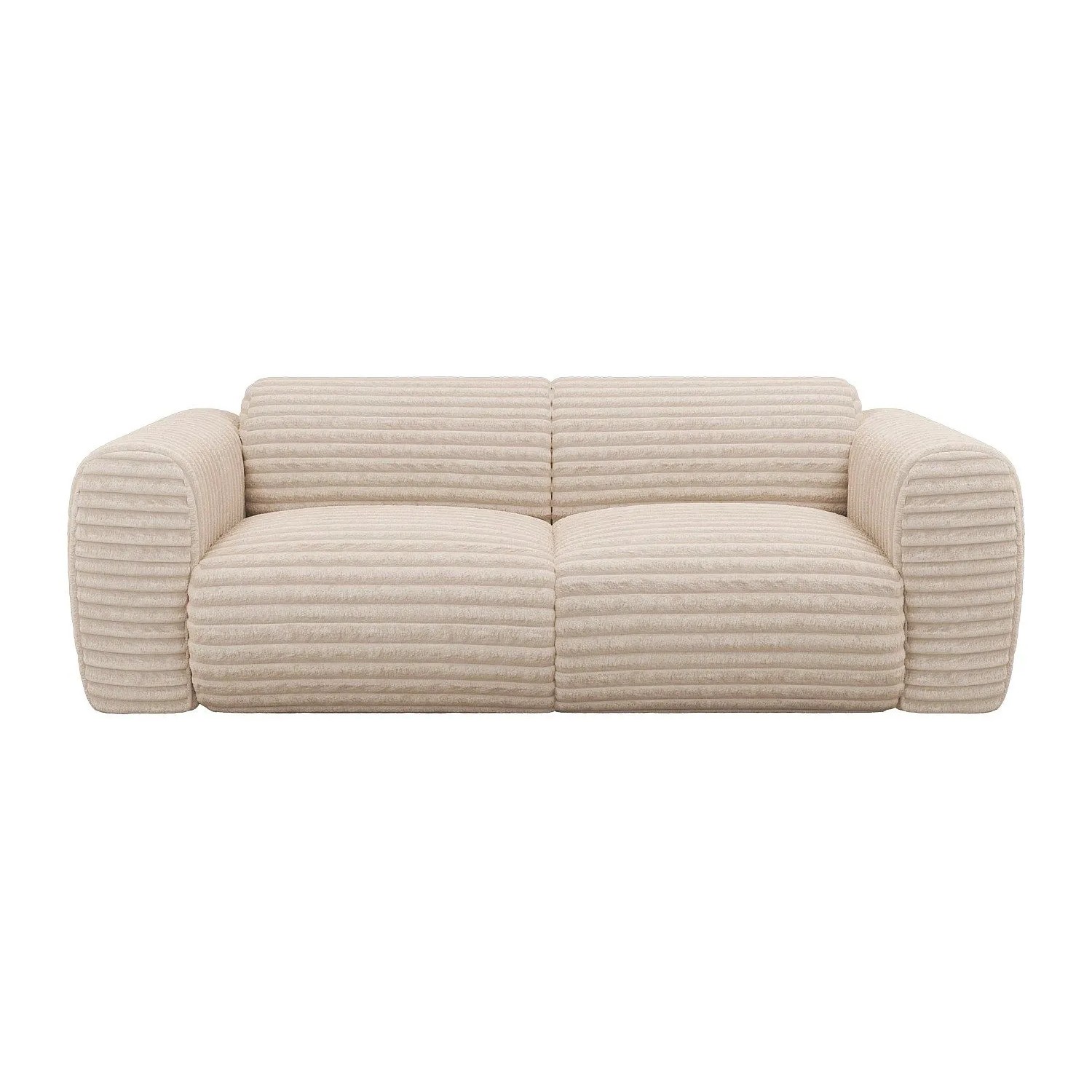 Vente-unique Sofa Ohne Schlafmöglichkeit Pogni Beige 205 cm
