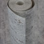 Rolle Rasch Vliestapete Tapetenwechsel II 506914, Uni Grau mit Betonstruktur.