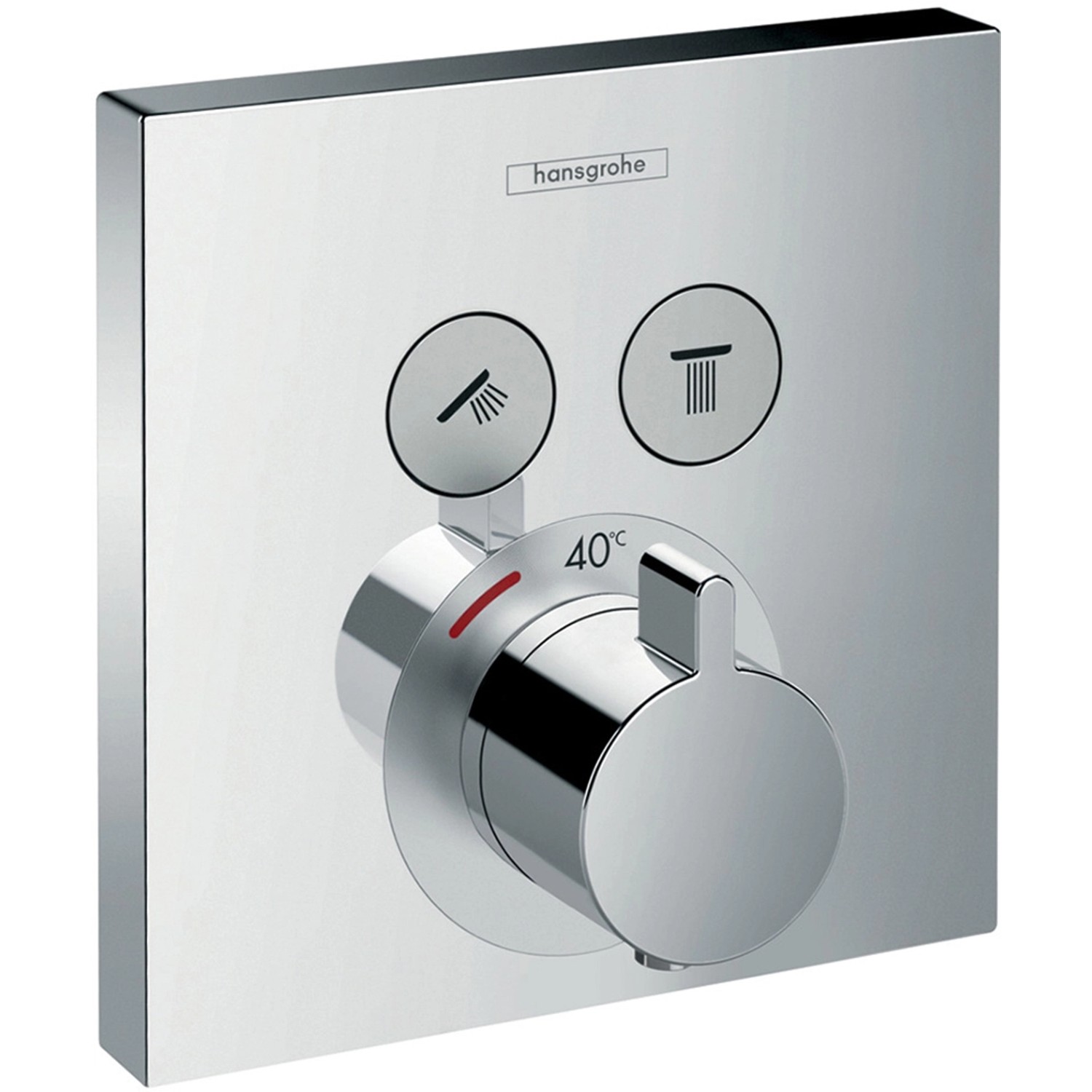 Hansgrohe Thermostat ShowerSelect für 2 Verbraucher Unterputz Chrom