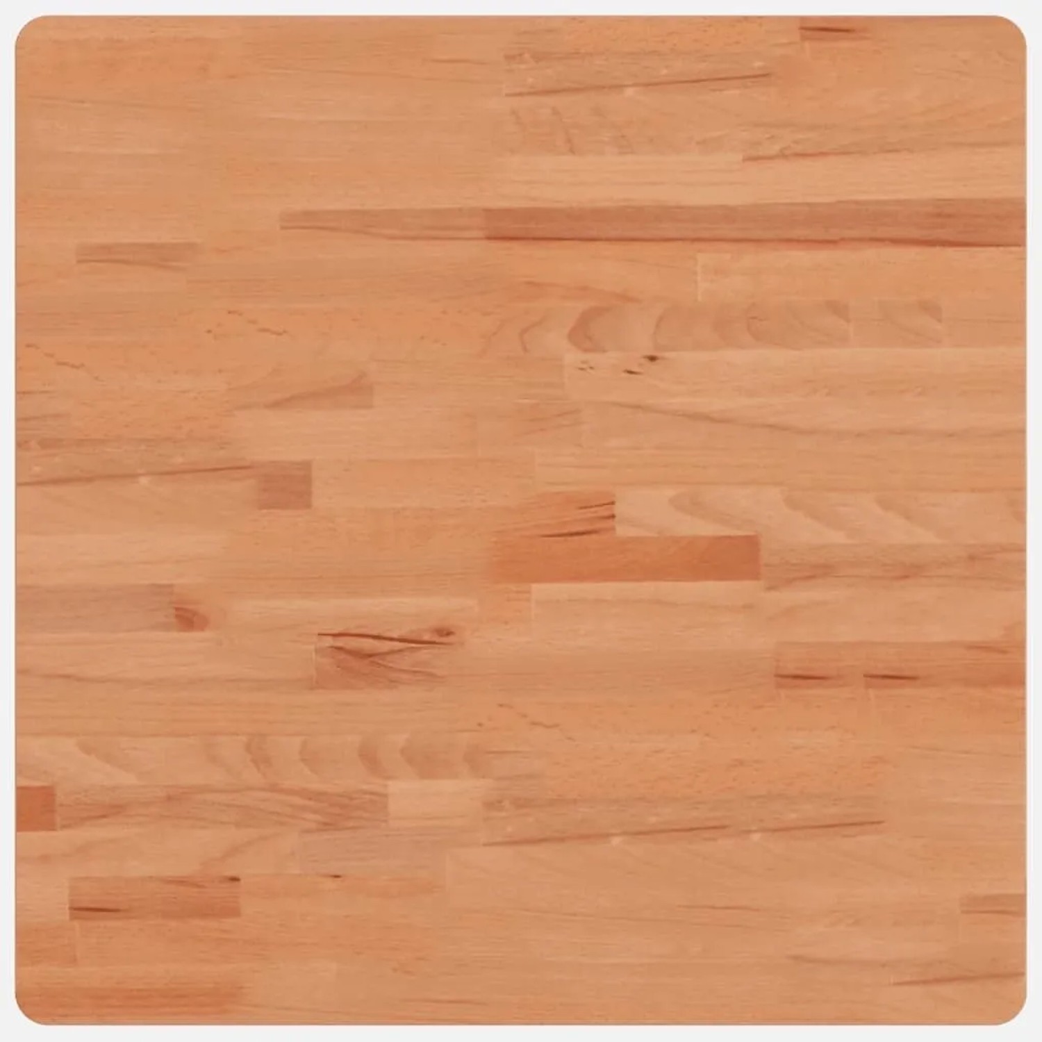 vidaXL Tischplatte 60x60x4 cm Quadratisch Massivholz Buche 355980