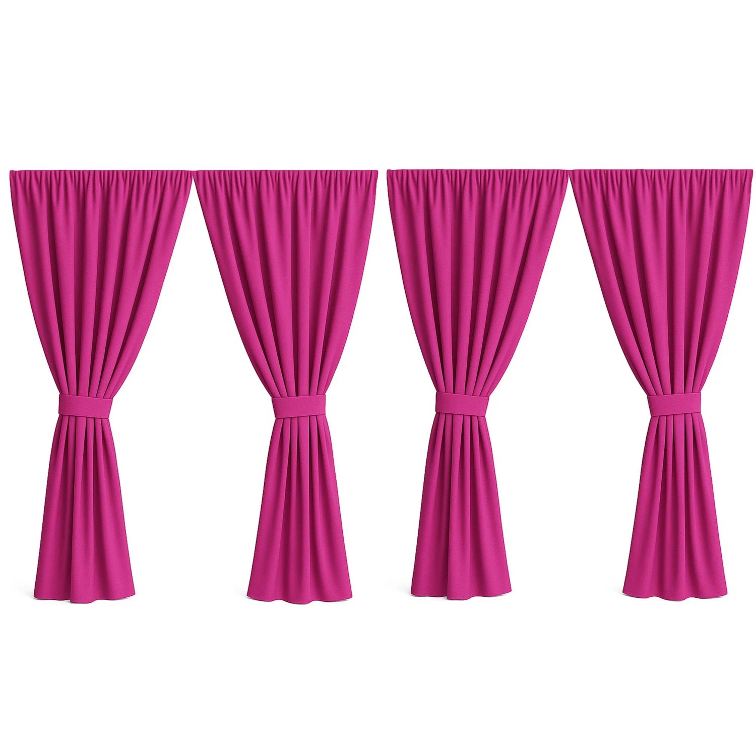 Setgarden Curtain Garden Outdoor Vorhang      4 x 155 × 240 cm – Balkon Vorhang 1tlg Rose